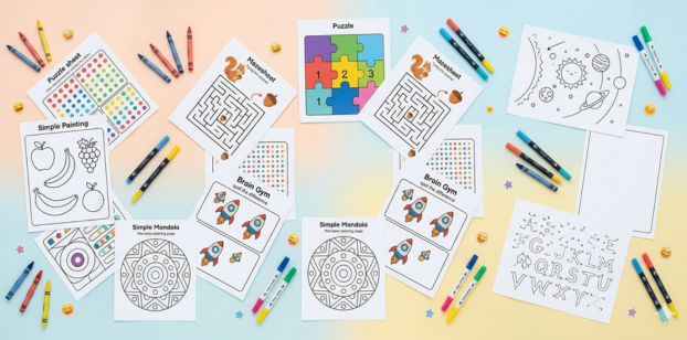 Kids’ Activity & Puzzle Books