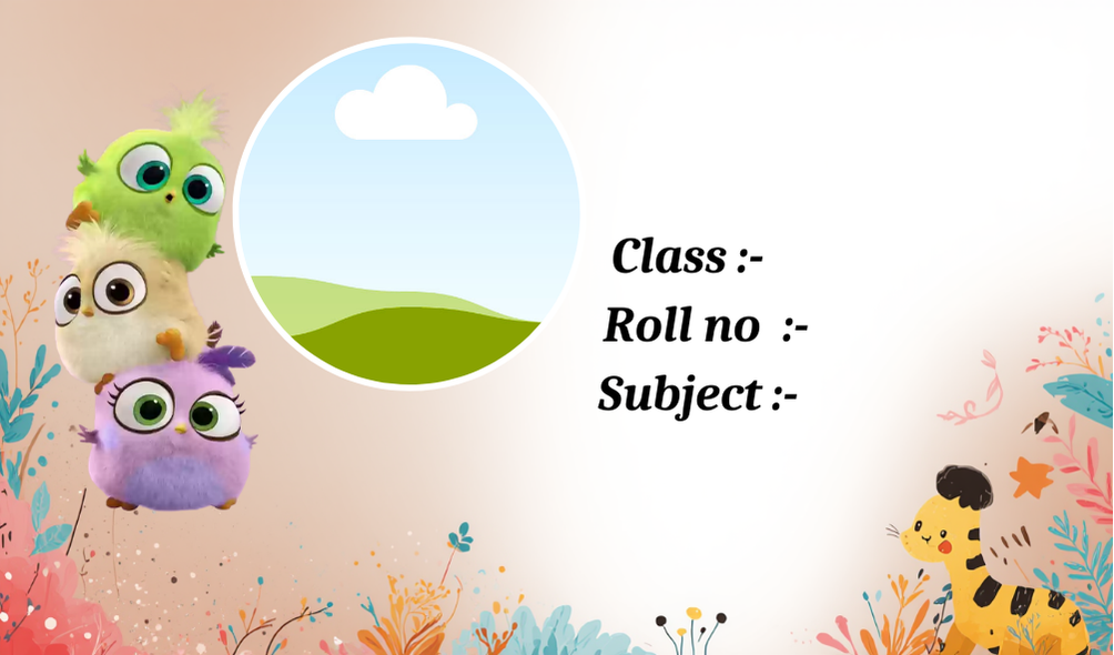 Custom Kids Name Sticker- MKM-12